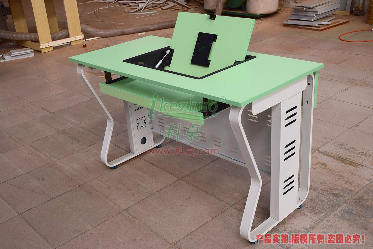 科桌家具,单人电脑桌,边框电脑桌,翻转电脑桌,单人位金属脚架带边框翻转电脑桌K12-C 科桌家具,单人电脑桌,边框电脑桌,翻转电脑桌,单人位金属脚架带边框翻转电脑桌K12-C