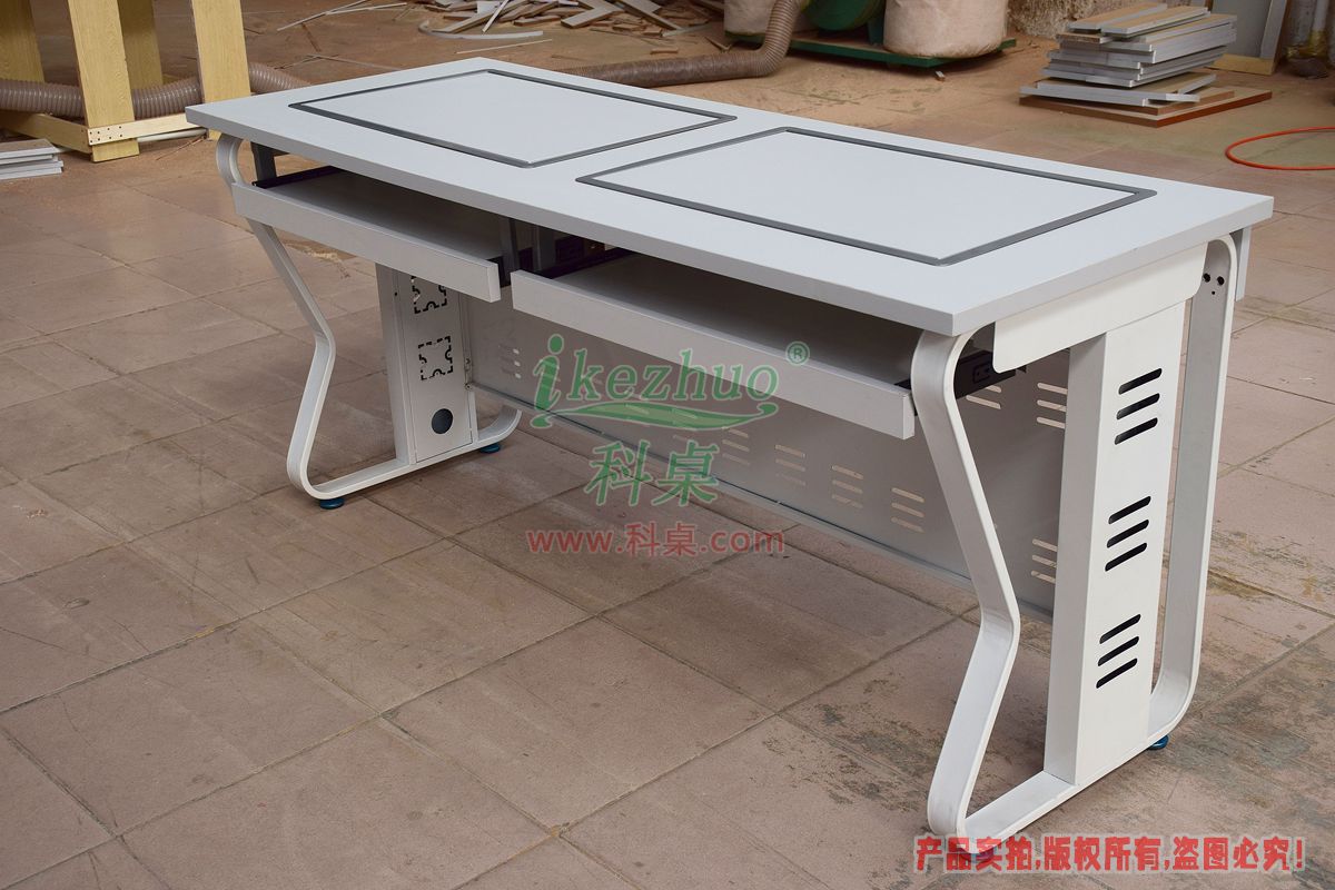 科桌家具,边框翻转器,边框翻转电脑桌,双人电脑桌,翻转电脑桌,K14-C